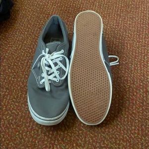 Gray Lace up Vans
